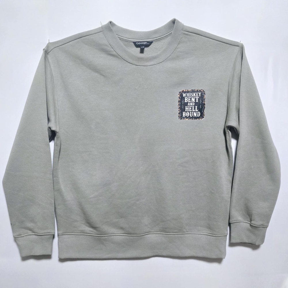 George Gray Crewneck Sweater with Minimalist Design